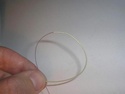 Liaison soie bas de ligne pêche à la mouche