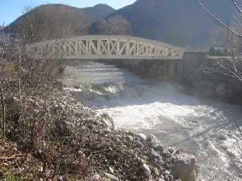 Crue sur le buech