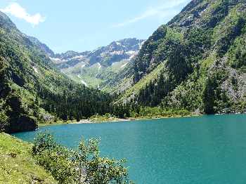 Lacs d' Oisans dans les Alpes