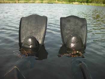 Doigts de pieds en éventail