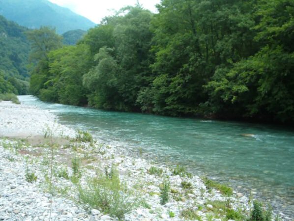 La rivière Baca - Slovénie