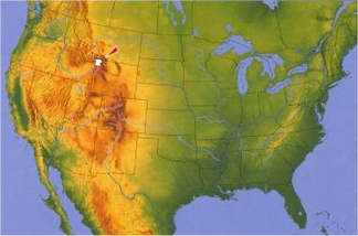 Carte des Etats-Unis