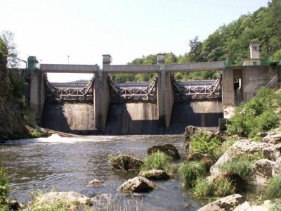 Barrage de Poutès Monistrol pêche à la mouche